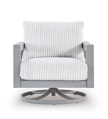 Ashley “Hurley Park” Outdoor Swivel Chair with Cushion