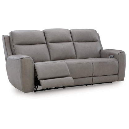 5Z-Comfort - Relaxation - Coin - Power Reclining Sofa with Adj Headrest