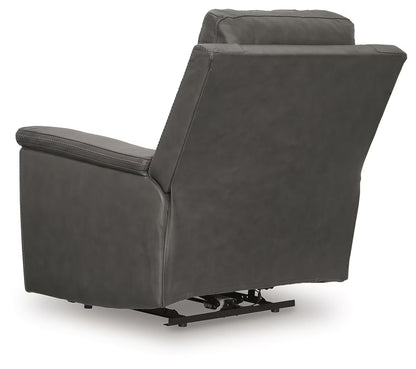 Bleckley - Anchor - Power Recliner With Adjustable Headrest