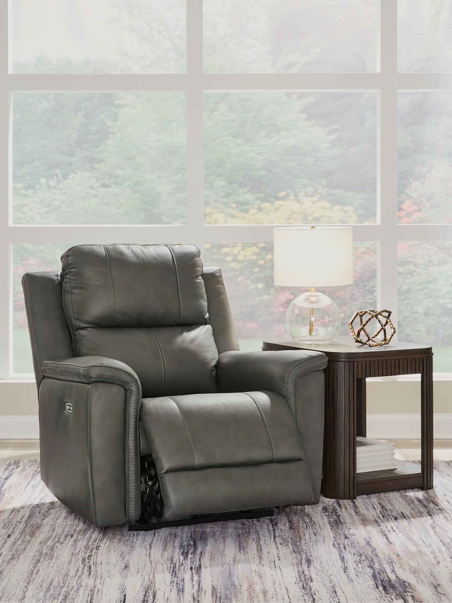 Bleckley - Anchor - Power Recliner With Adjustable Headrest