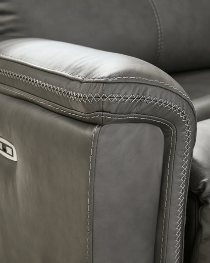 Bleckley - 6-Piece Power Reclining Sectional With LAF And RAF Recliners - Anchor