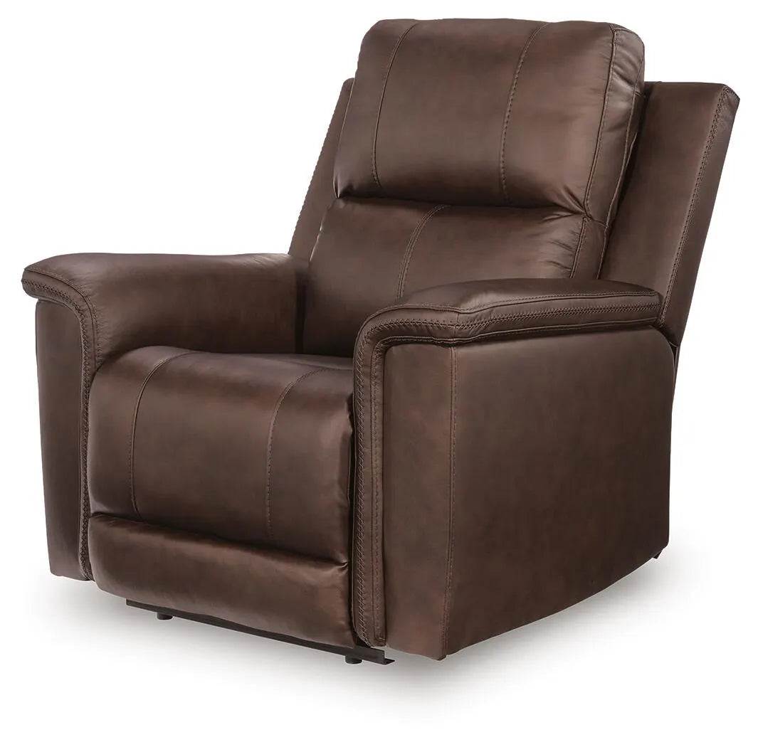 Bleckley - Power Recliner With Adjustable Headrest - Espresso