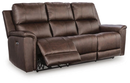 Bleckley - Power Reclining Sofa With Adjustable Headrest - Espresso