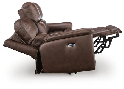 Bleckley - Power Reclining Sofa With Adjustable Headrest - Espresso