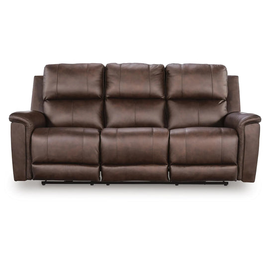 Bleckley - Power Reclining Sofa With Adjustable Headrest - Espresso