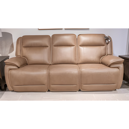 Glencroft - Sahara - Power Reclining Sofa With Adjustable Headrest