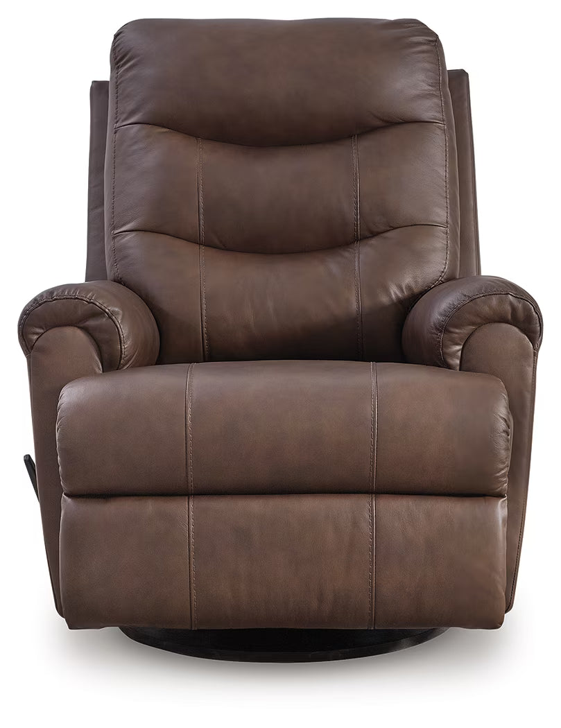 Flynwood - Swivel Glider Recliner - Espresso