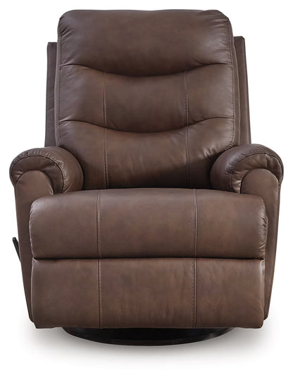 Flynwood - Swivel Glider Recliner - Espresso