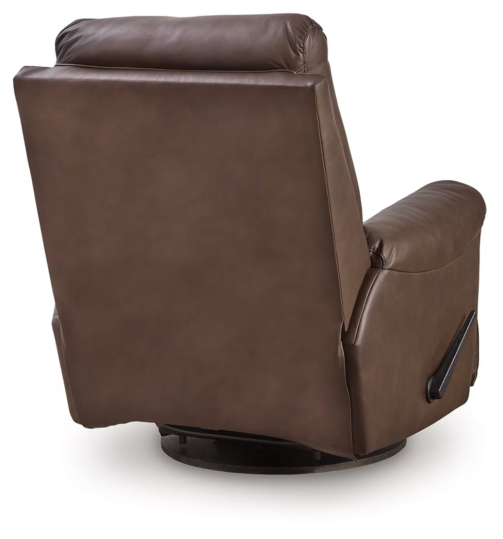 Flynwood - Swivel Glider Recliner - Espresso