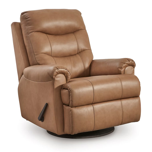 Flynwood - Swivel Glider Recliner - Butternut