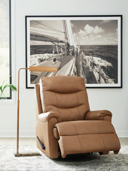 Flynwood - Swivel Glider Recliner - Butternut
