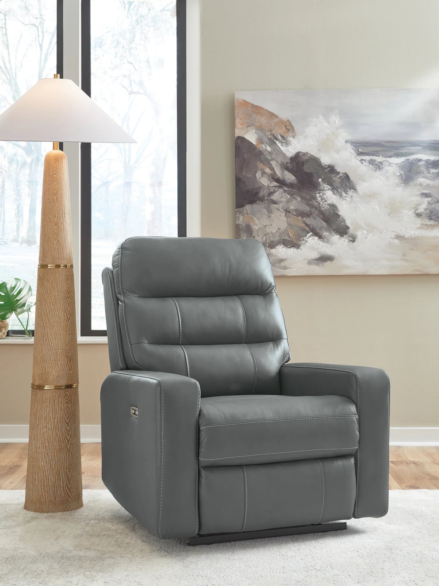 Pennacle Pier - Power Recliner With Adjustable Headrest - Tideon