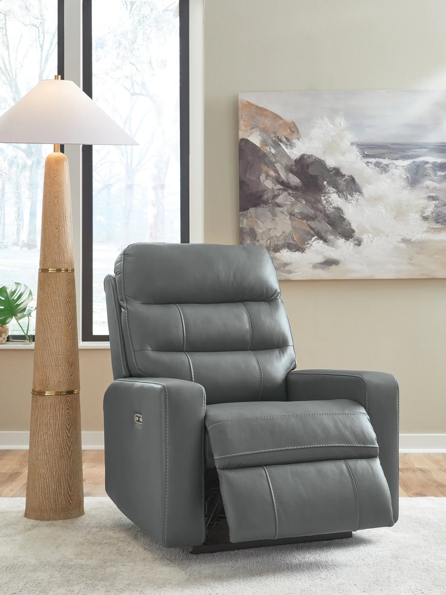 Pennacle Pier - Power Recliner With Adjustable Headrest - Tideon