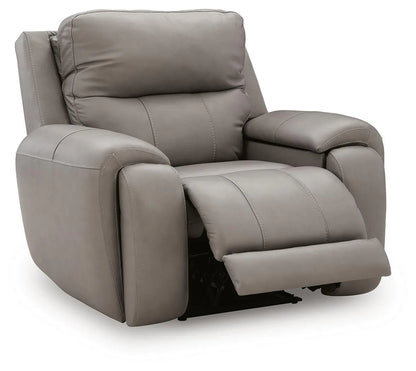 Real Moments - Power Recliner With Audio Seating - Ash