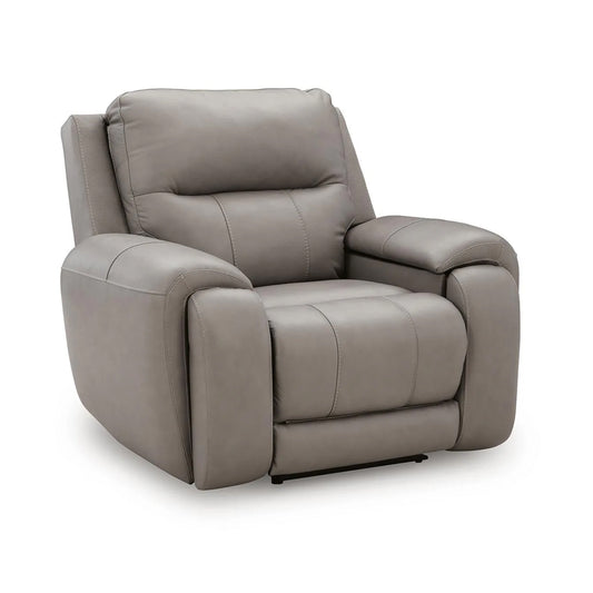 Real Moments - Power Recliner With Audio Seating - Ash