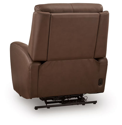 Pincara - Power AutoGlide Recliner With Adjustable Headrest - Umber