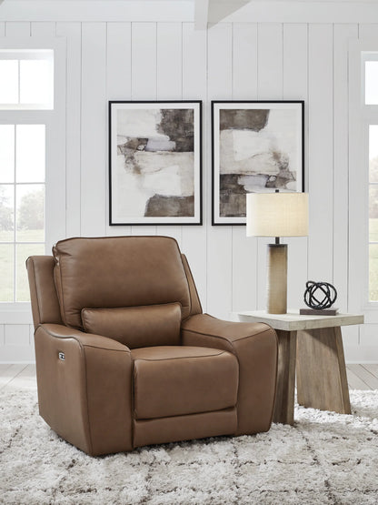 DeepWakes - Caramel - Power Recliner / Adjustable Headrest