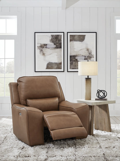 DeepWakes - Caramel - Power Recliner / Adjustable Headrest