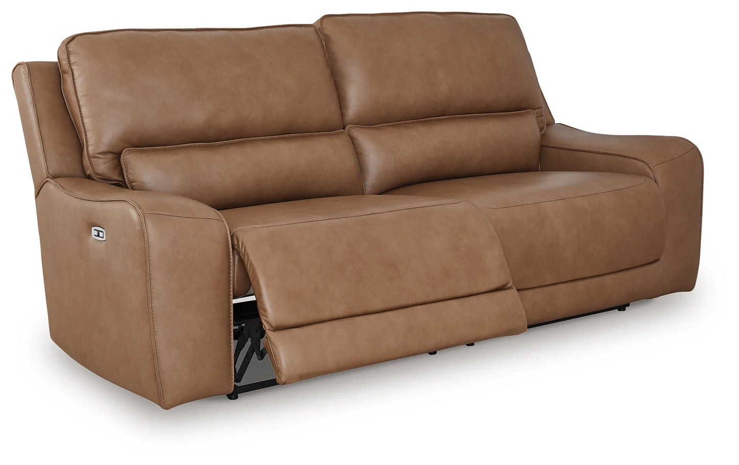DeepWakes - Caramel - 2 Seat Power Reclining Sofa Adjustable Headrest