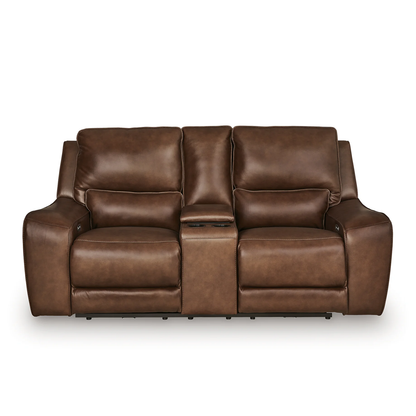 DeepWakes - Power Reclining Loveseat / Console / Adjustable Headrest - Canyon