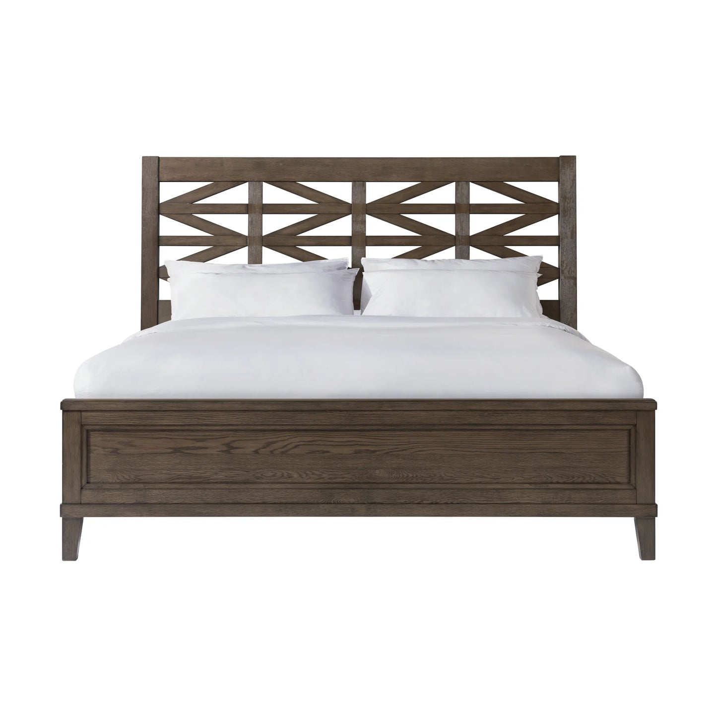 Preston - King Bed - Weathered Vintage Oak