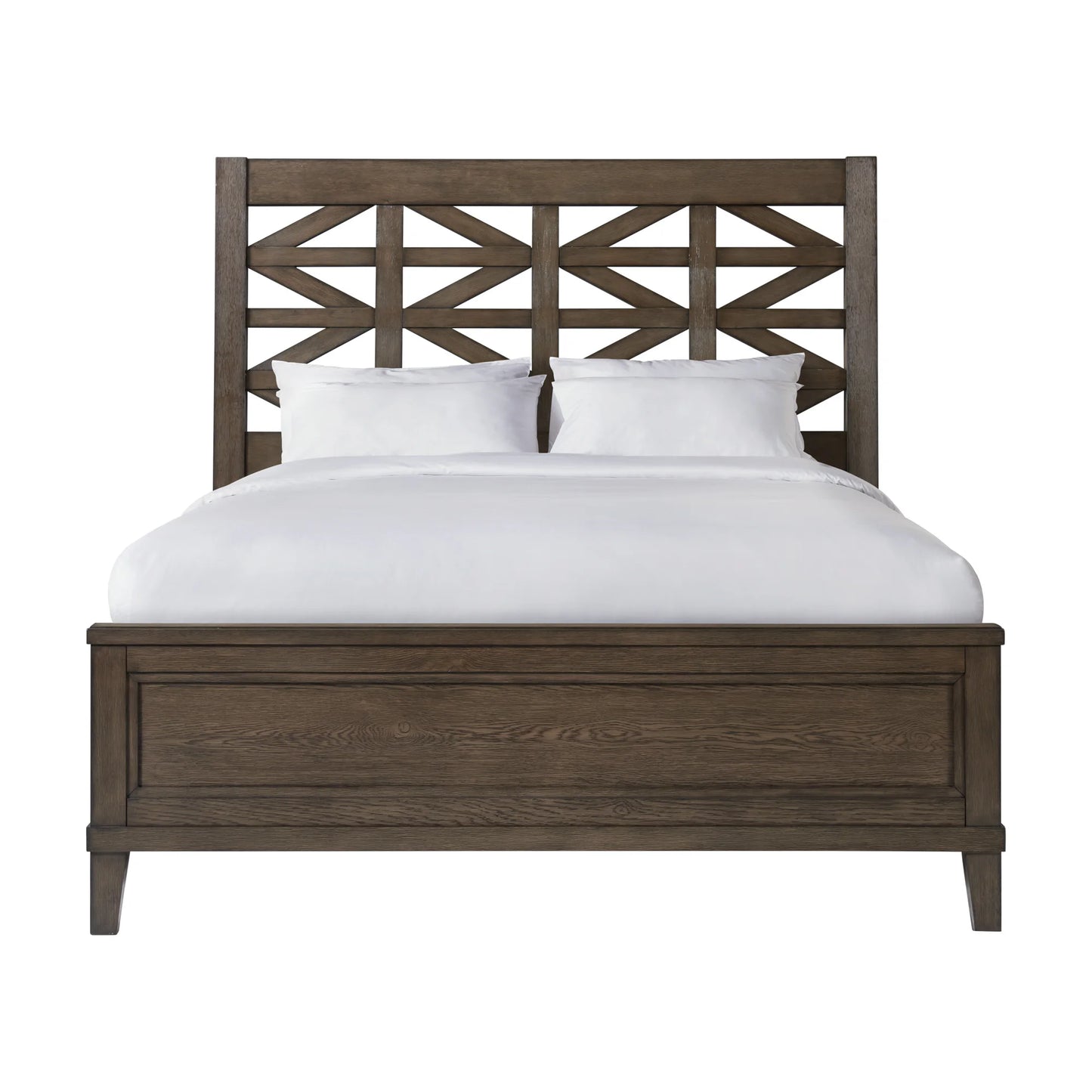 Preston - Queen Bed - Weathered Vintage Oak
