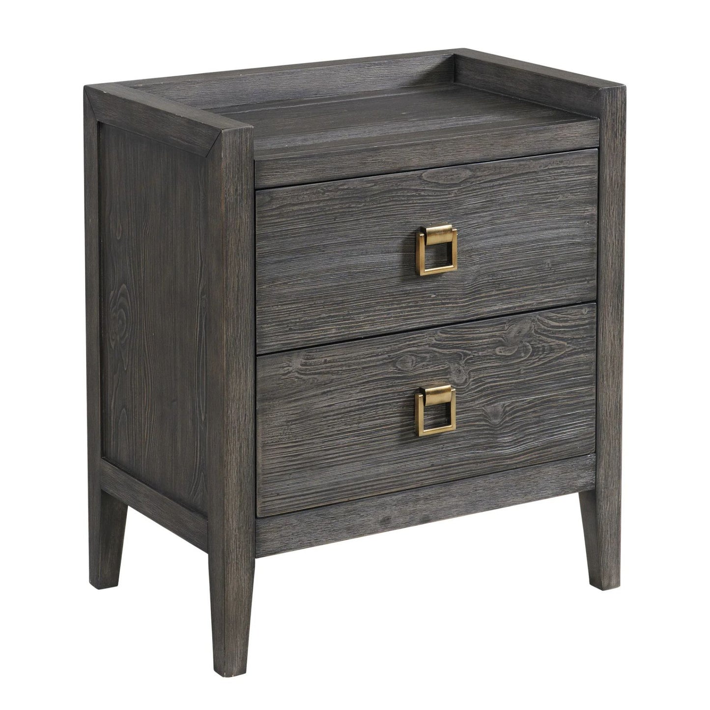 Portia - Drawer Nightstand - Brushed Brindle