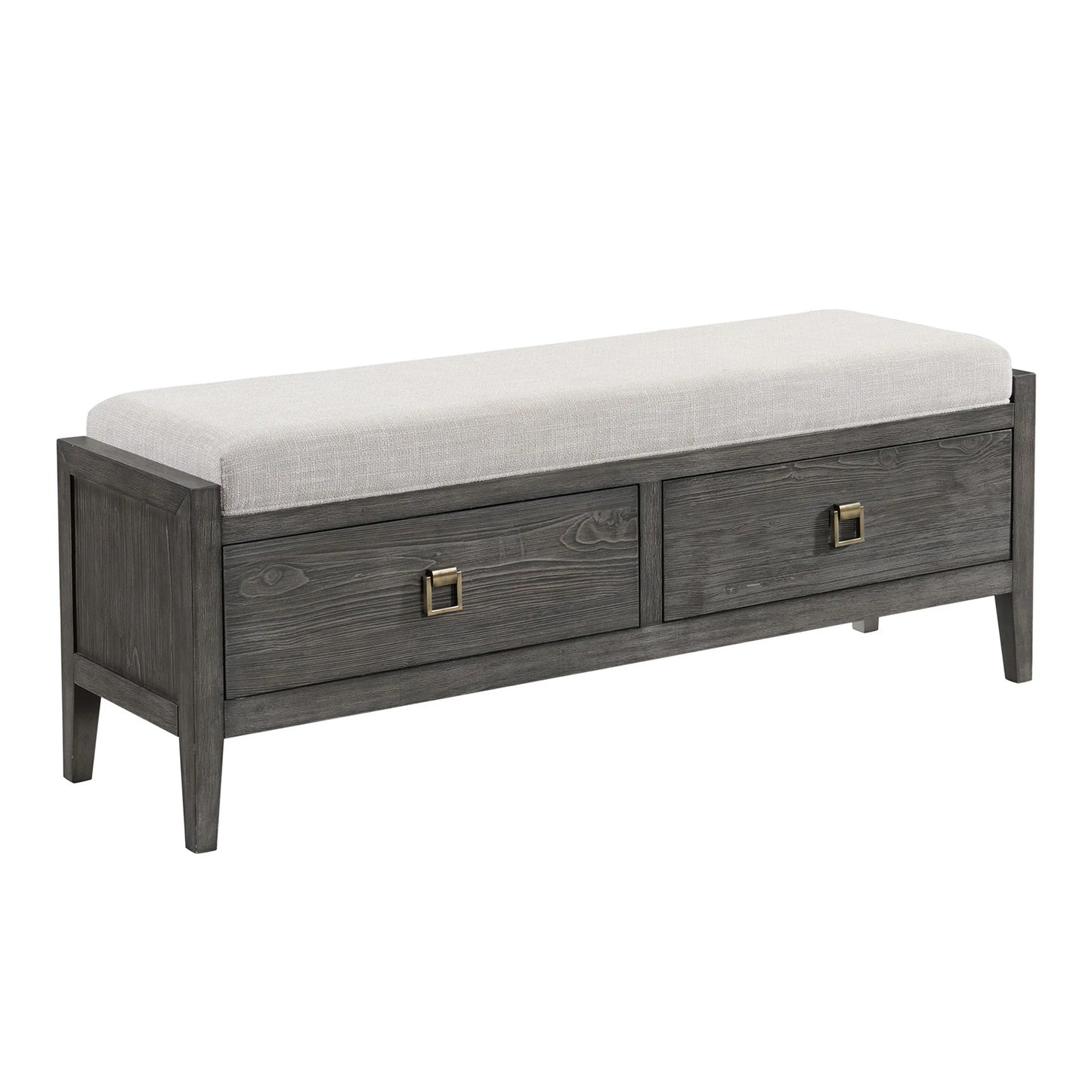 Portia - Storage Bench - Brushed Brindle