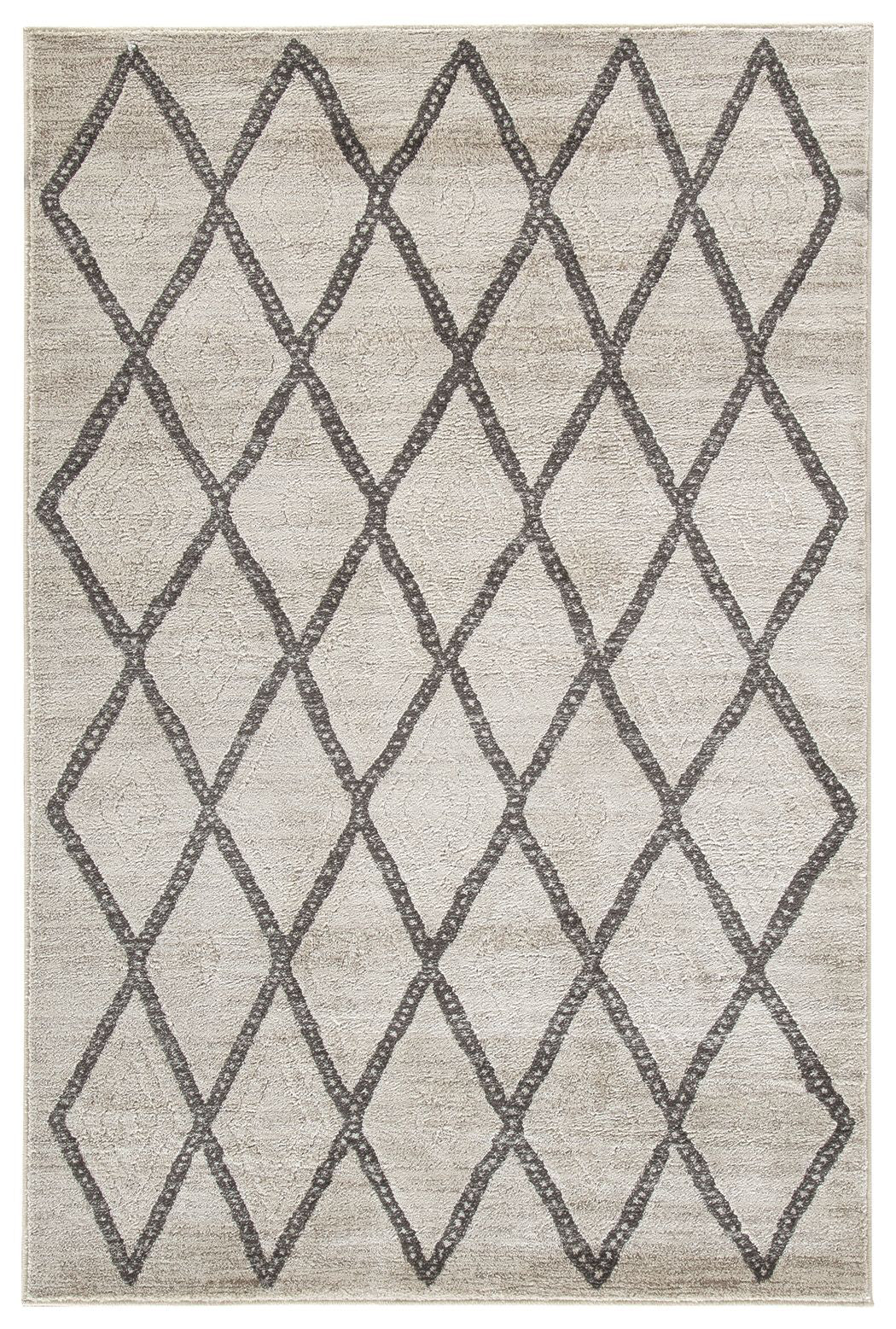 Jarmo - Cream / Gray - Medium Rug - 5' x 7'