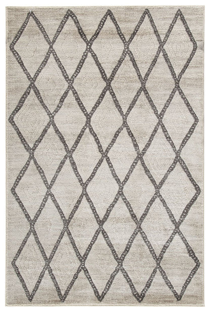 Jarmo - Cream / Gray - Medium Rug - 5' x 7'