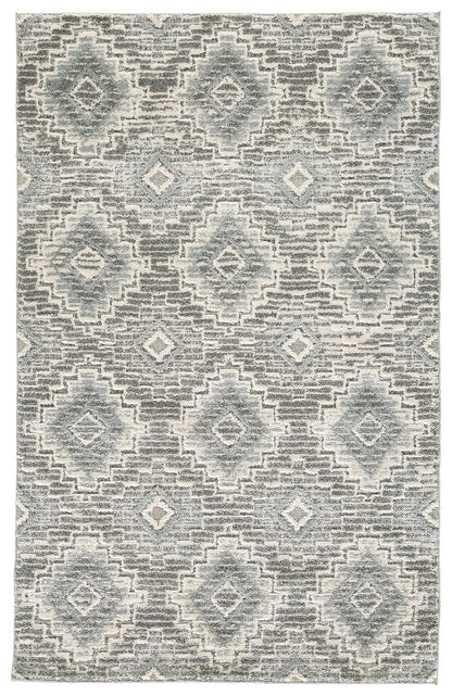 Monwick - Cream / Gray - Large Rug - 8' x 10'