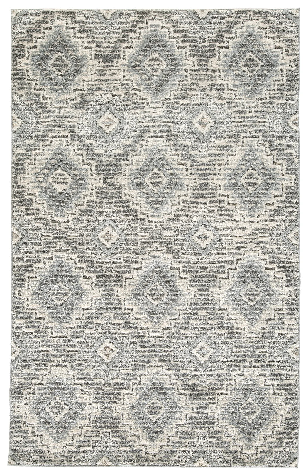 Monwick - Cream / Gray - Medium Rug - 5' x 7'