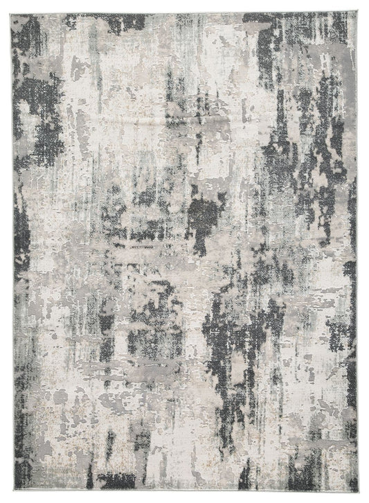 Mazatl - Gray - Medium Rug - 5' x 7'