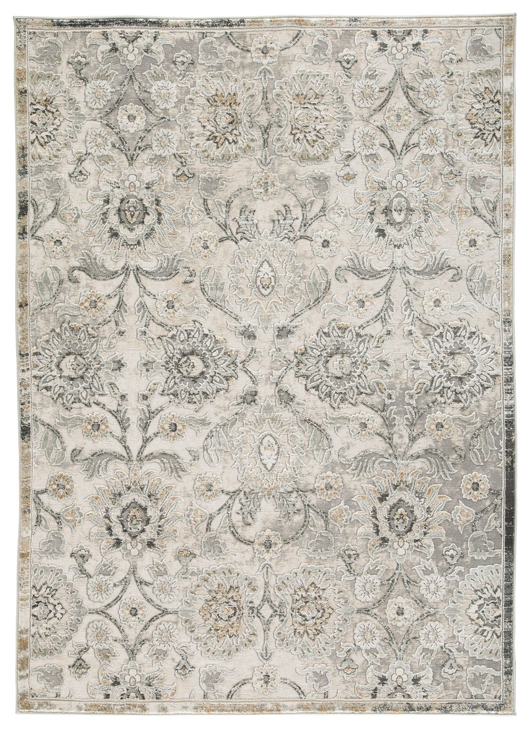 Kilkenny Gray Large Rug 8' x 10' Furniture Warehouse Ohio