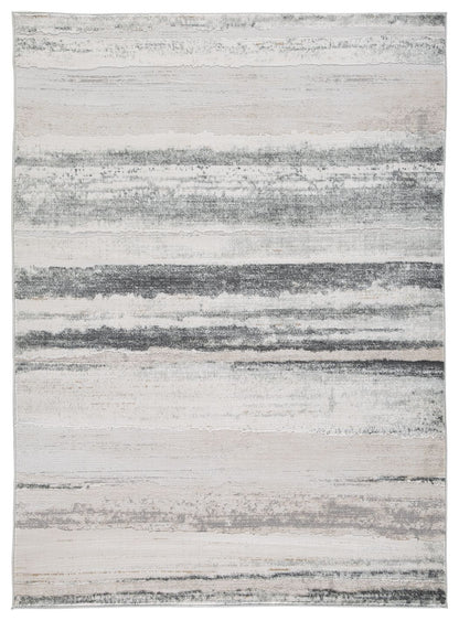 Abanett - Gray - Large Rug - 8' x 10'