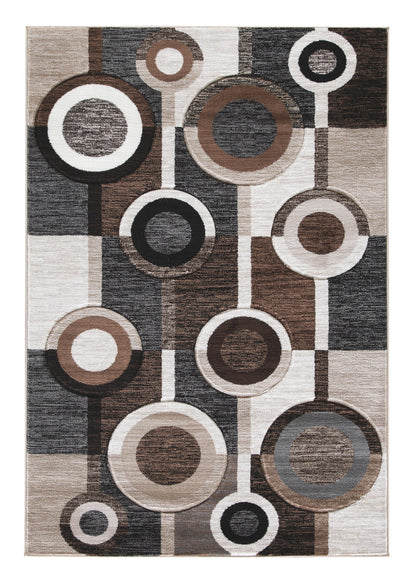 Guintte - Brown - Large Rug - 8' x 10'