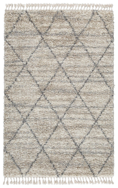 Abdalah - Beige / Gray - Large Rug - 8' x 10'