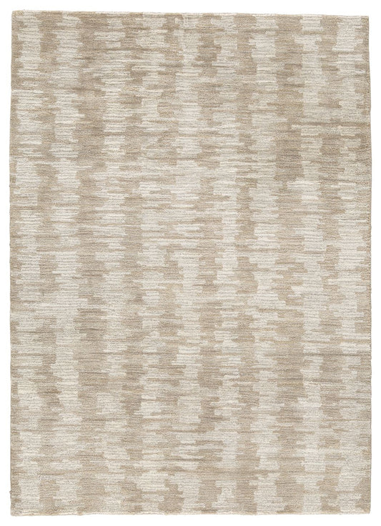 Abanlane - Brown / Cream - Medium Rug - 5' x 7'