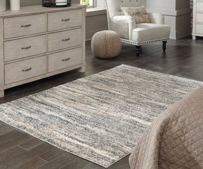 Gizela - Ivory / Beige / Gray - Large Rug - 8' x 10'