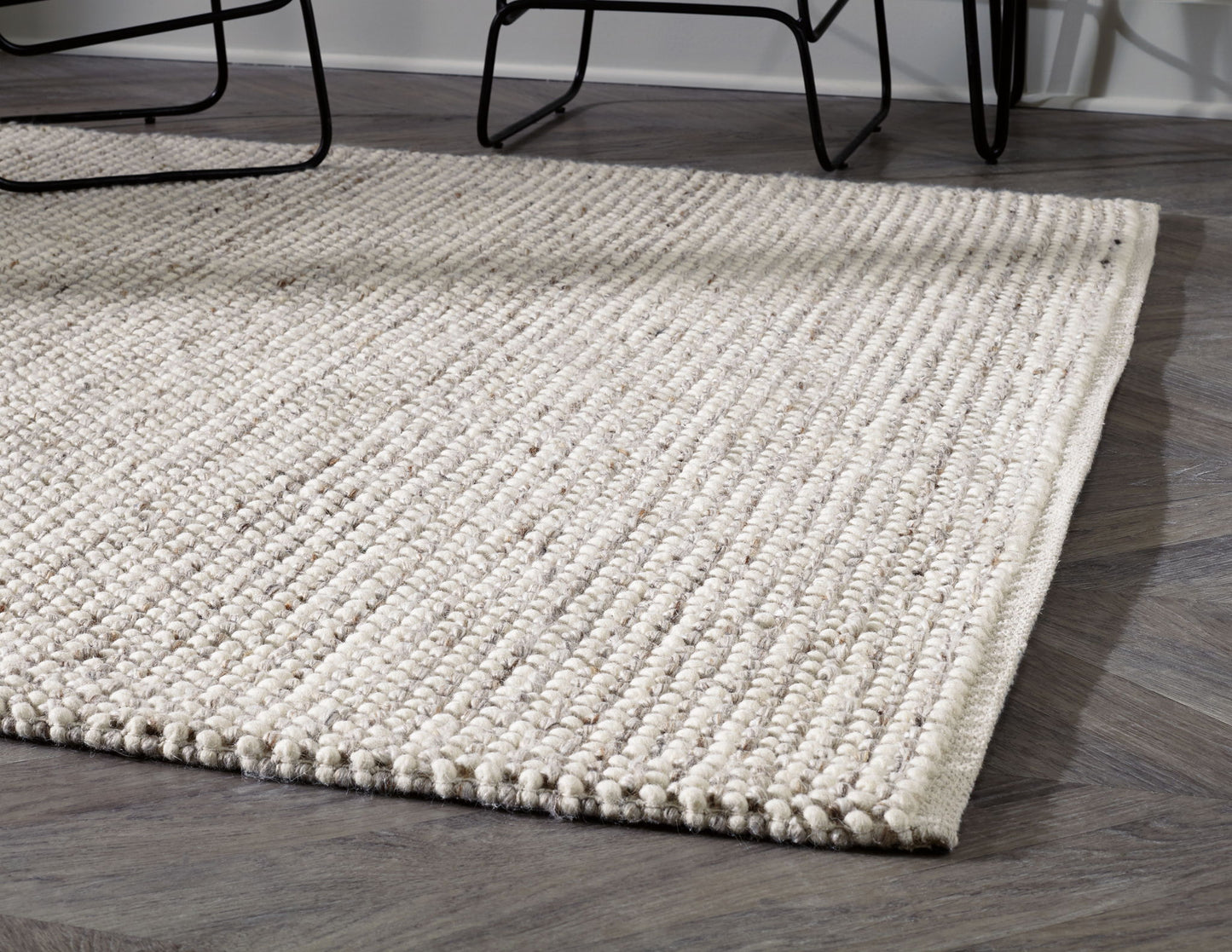 Jossick - Cream / Taupe - Medium Rug - 5' x 7'