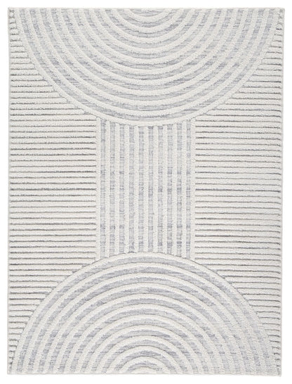 Lambworth - Gray / Cream - Medium Rug - 5' x 7'