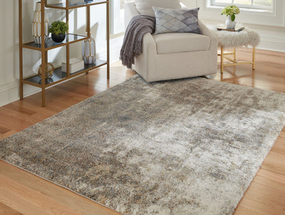 Pearidge - Brown / Beige - Large Rug - 8' x 10'