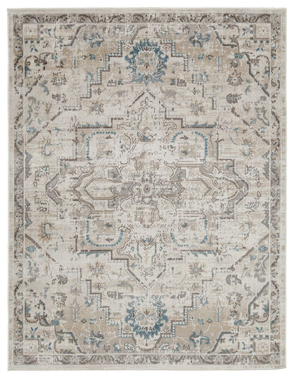 Barkham - Beige - Washable Large Rug - 8' x 10'