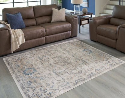 Barkham - Beige - Washable Medium Rug - 5' x 7'