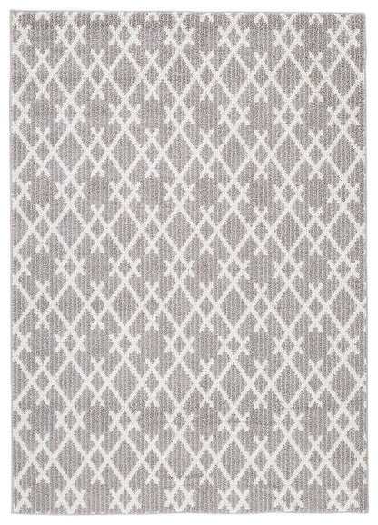 Wadehall - Gray / Ivory - Medium Rug - 5' x 7'