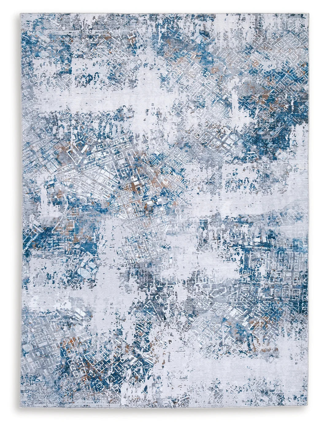 Garyard - Blue Multi - Large Rug - 8' x 10'