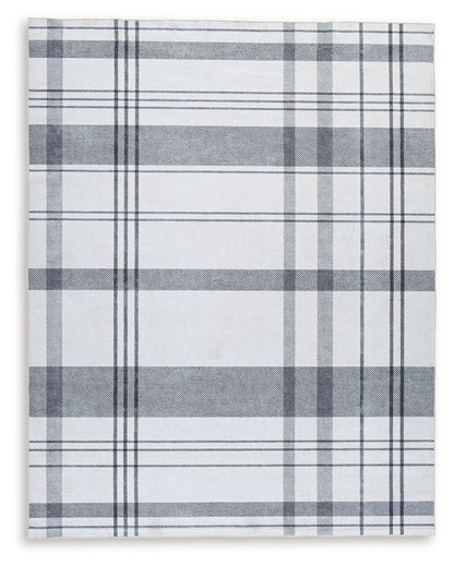 Kaidlow - Gray / Cream - Large Rug - 8' x 10'