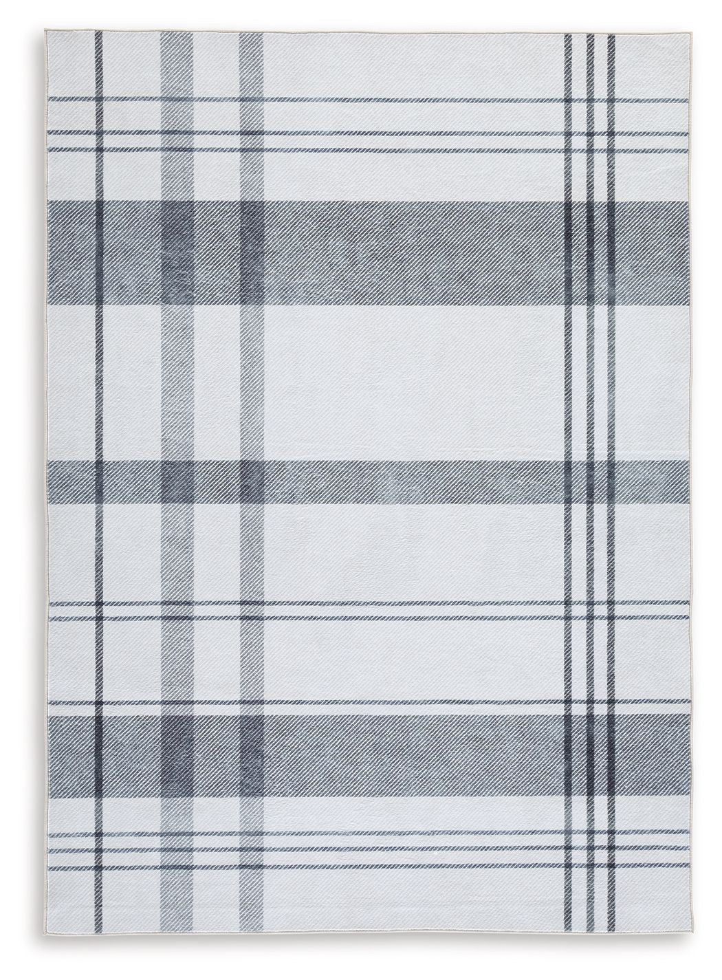 Kaidlow - Gray / Cream - Medium Rug - 5' x 7'