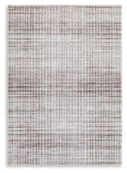 Moorhill - Cream / Taupe - Medium Rug - 5' x 7'