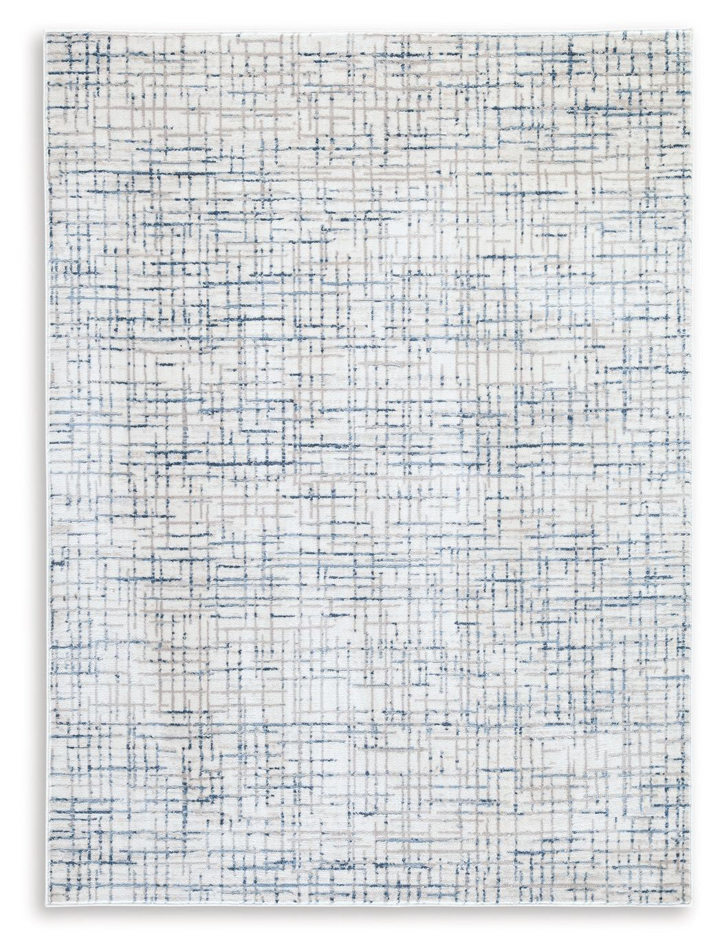 Beckfille - Blue / Gray / Cream - Medium Rug - 5' x 7'